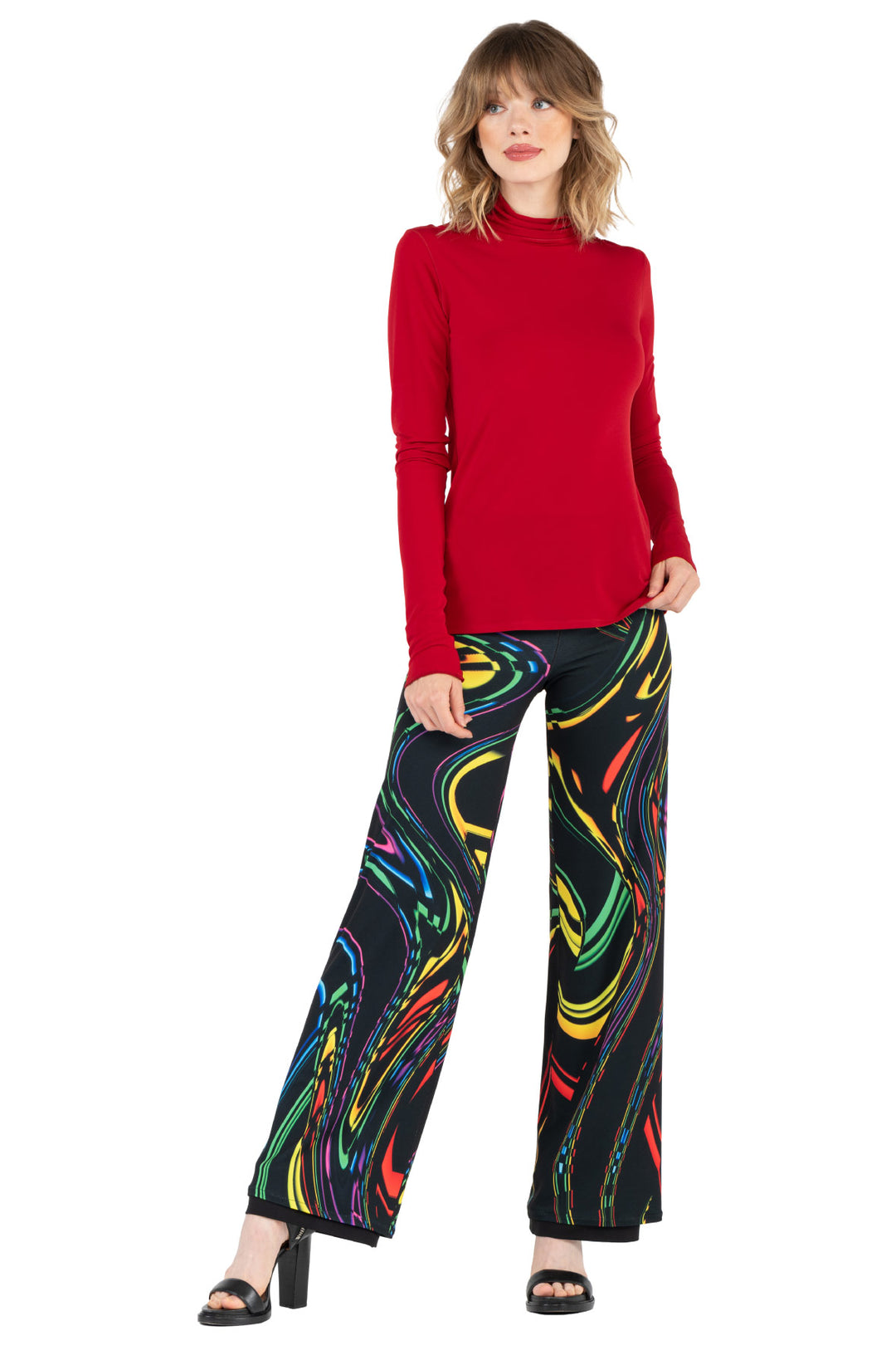 Kadas Mock Neck Long Sleeve Top