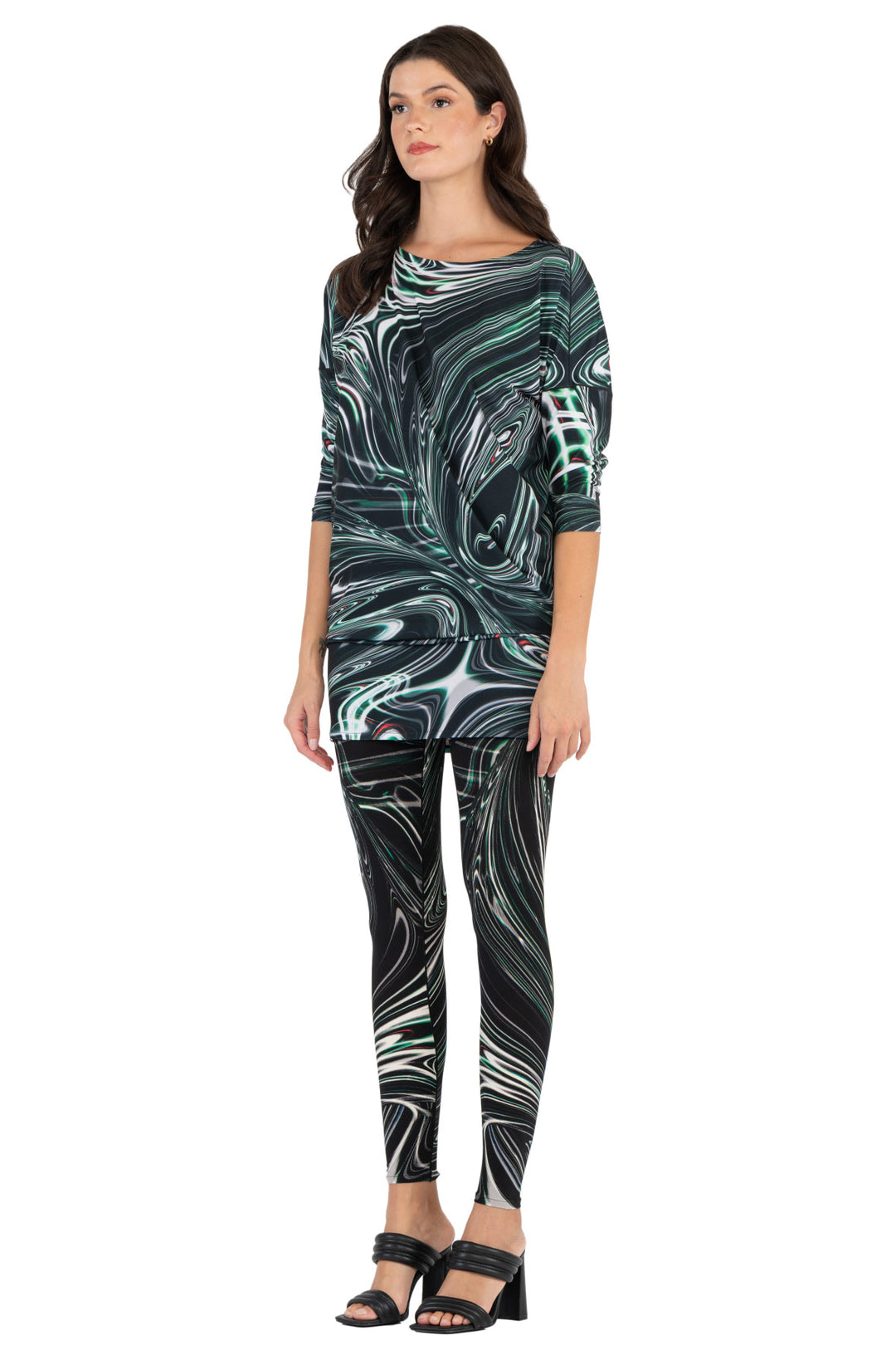 3/4 SLV Wedge Dress