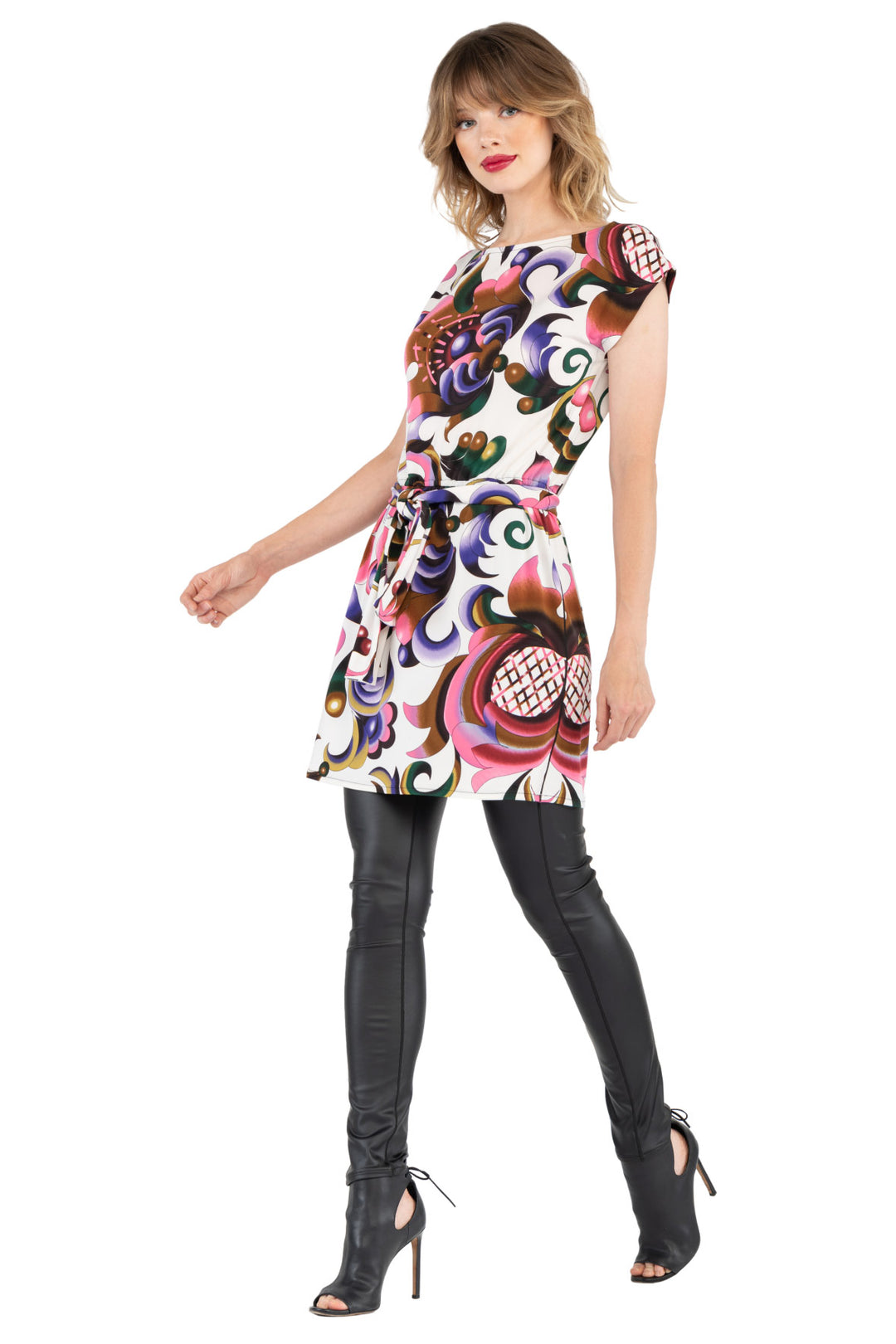 Slim Toga Dress