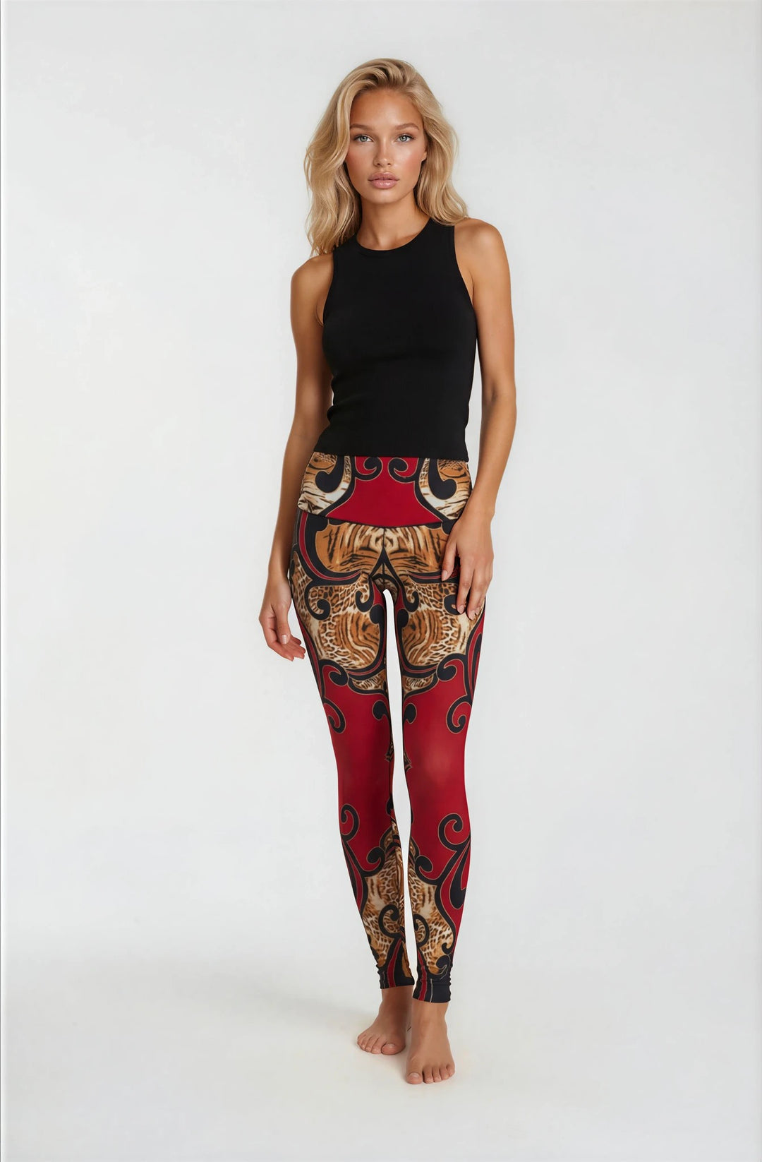 High Waist Single Layered Yoga Pants