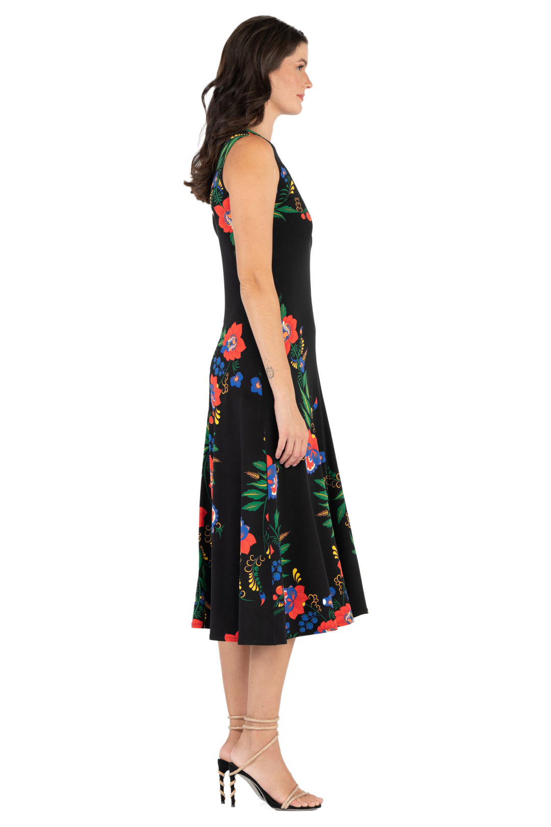 Fit Flared Unlined Dress