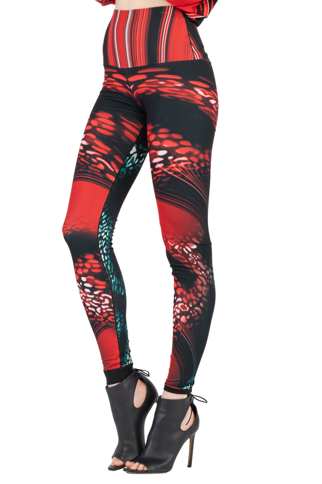 High Waist DBL Layered Leggings