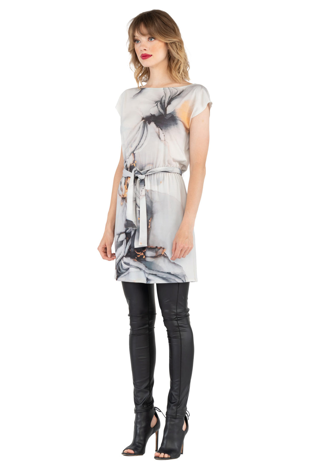 Slim Toga Dress