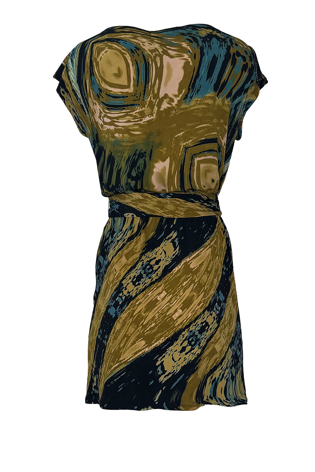 Belted Toga Tunic Dress