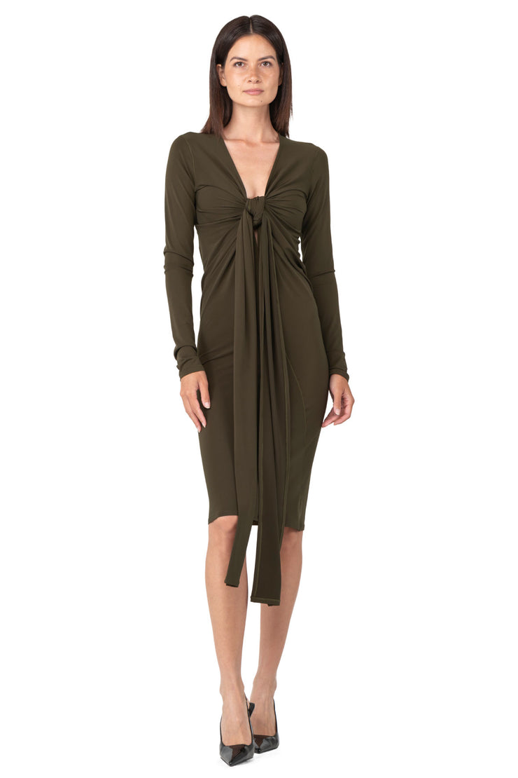 Long L/S Many Ways Dress-Solid Only