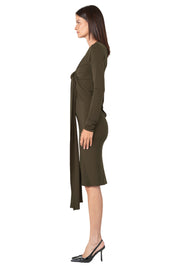 Long L/S Many Ways Dress-Solid Only