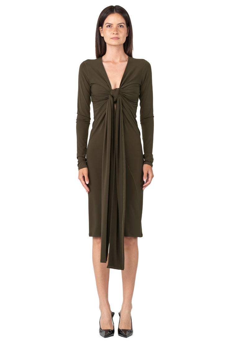 Long L/S Many Ways Dress-Solid Only