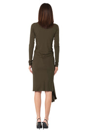 Long L/S Many Ways Dress-Solid Only