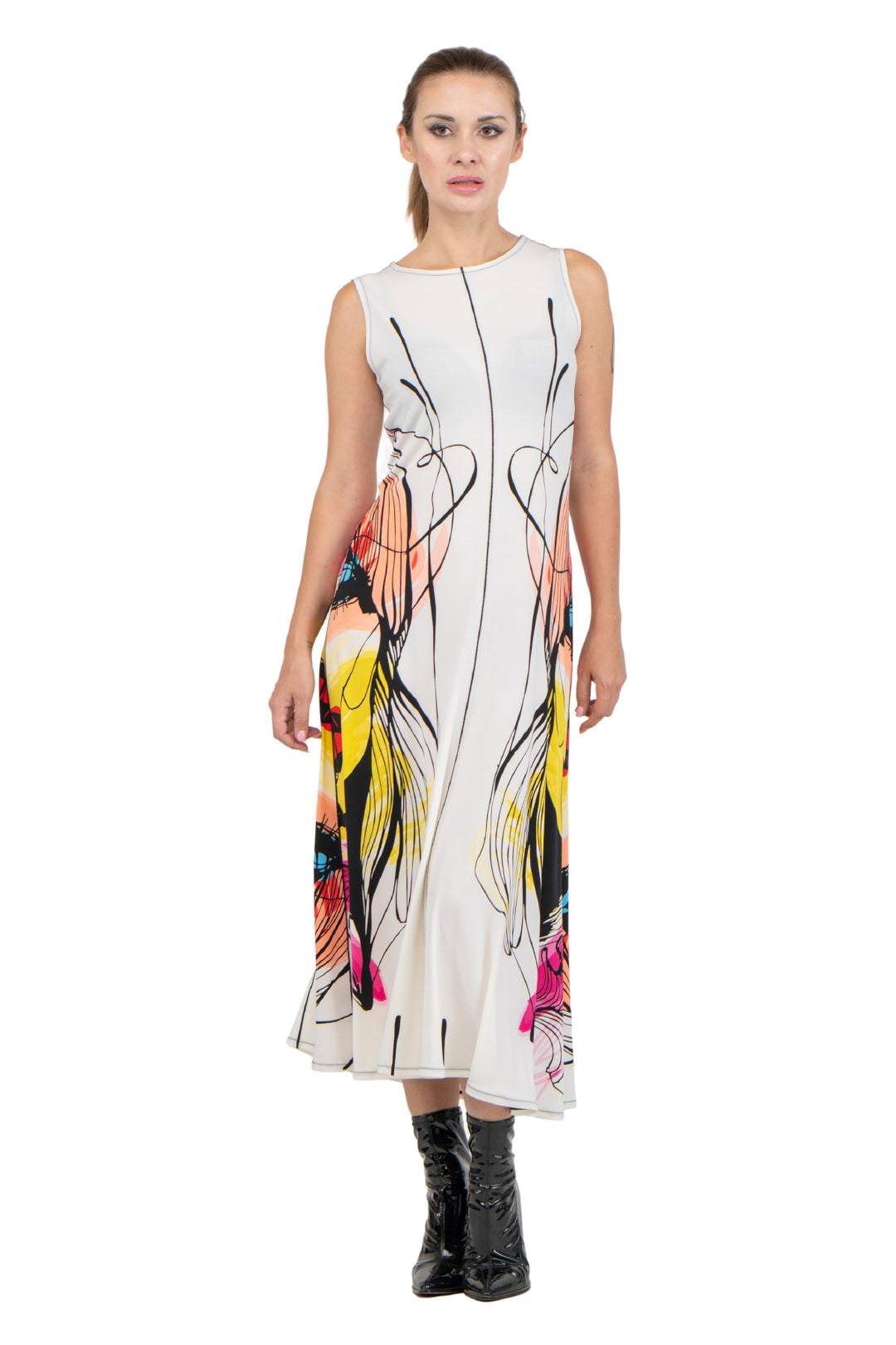 Fit and Flared Unlined Dress