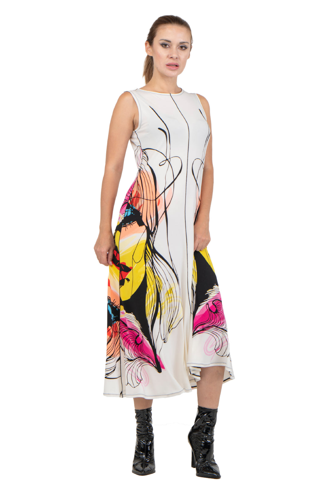 Fit and Flared Unlined Dress