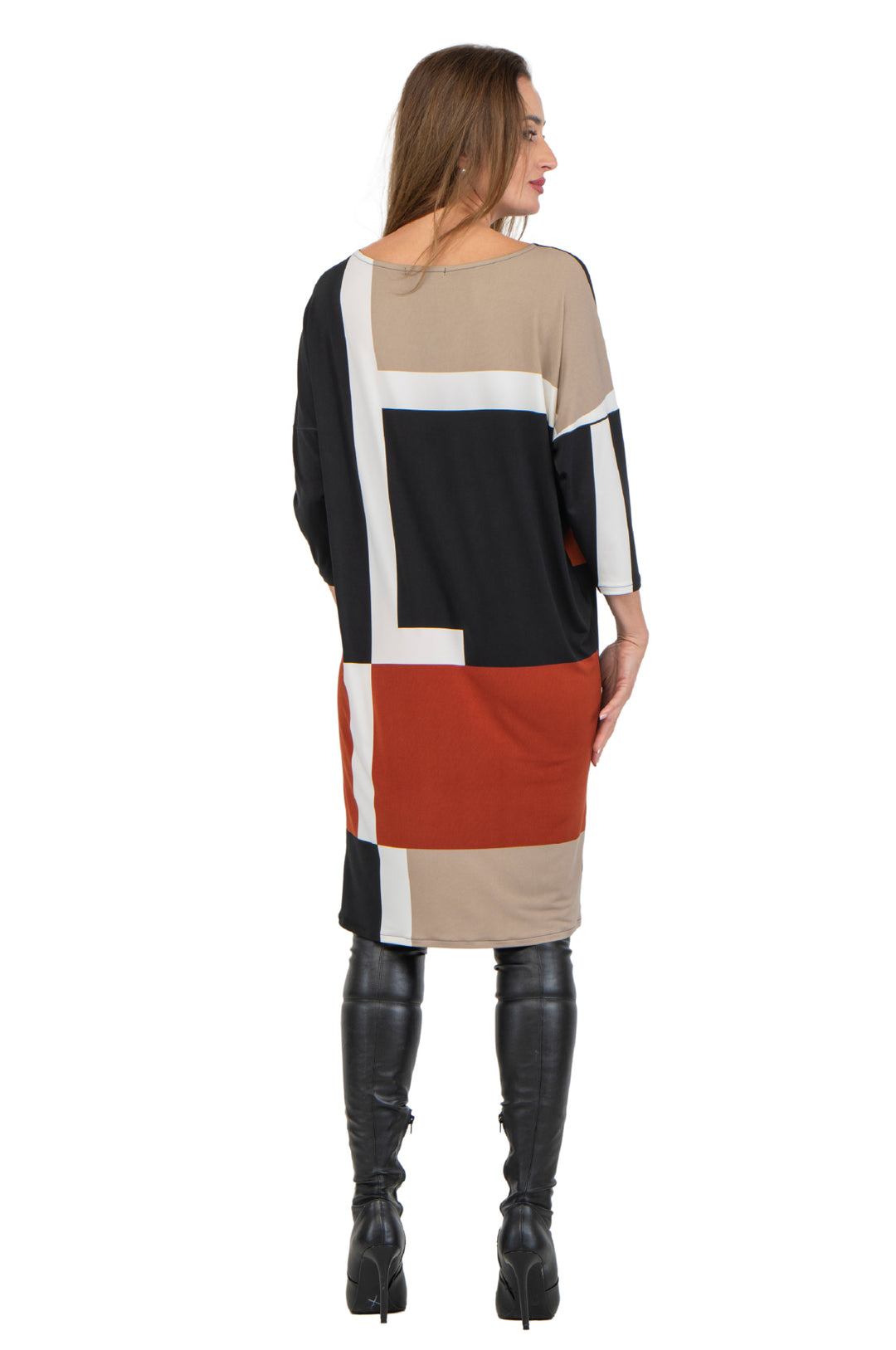 3/4 SLV Wedge Dress 30"