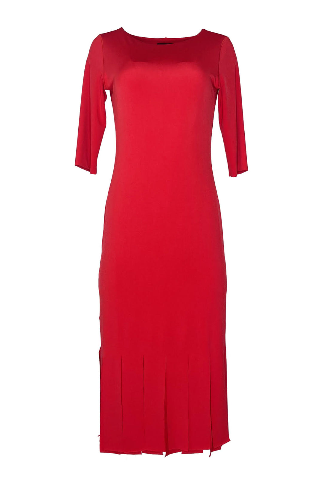 Elbow Sleeve Double Layered New Fringe Dress