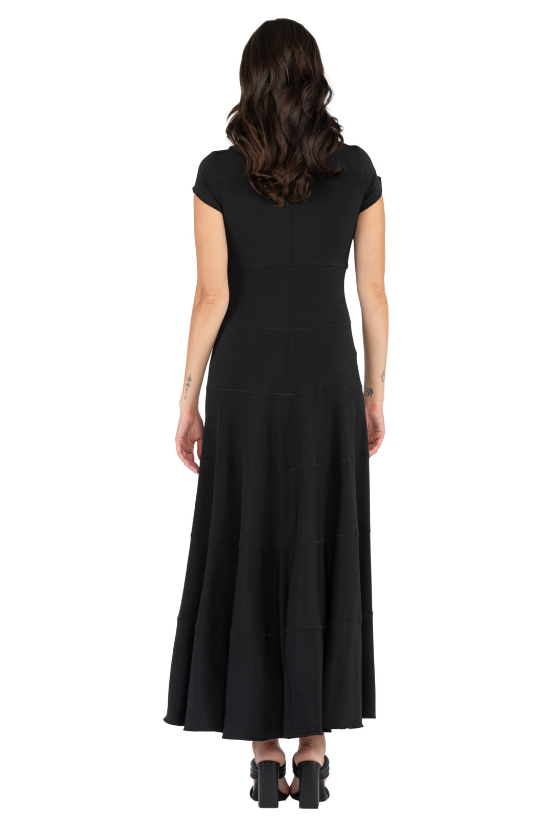 6 Tier Cap Slv Dress