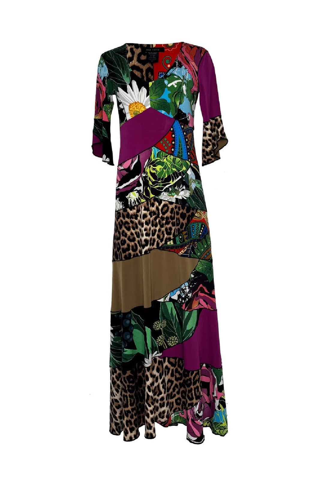 6 Tier 3/4 Sleeve Dress
