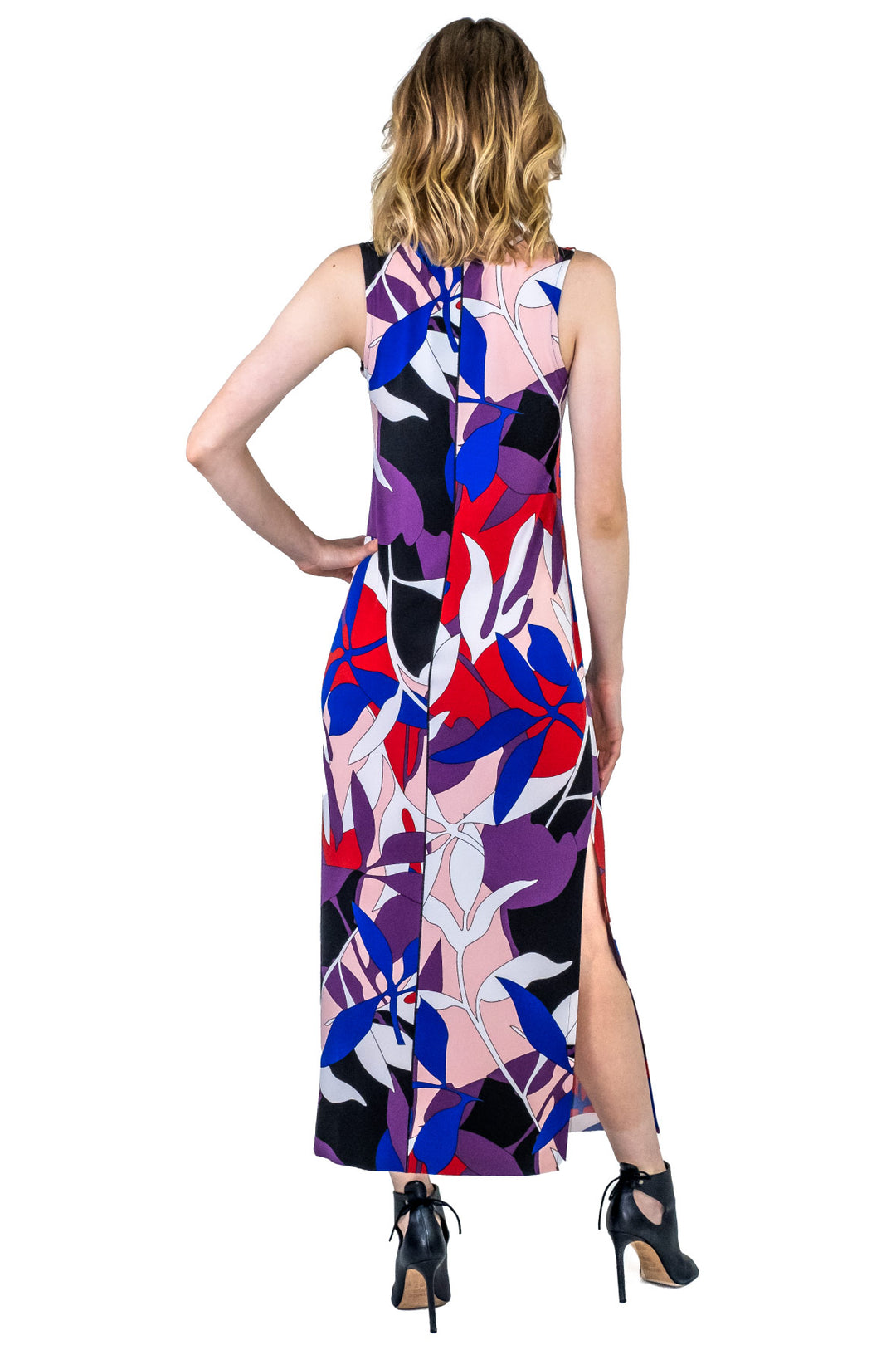 Raw Hemline U Neck Tank Dress
