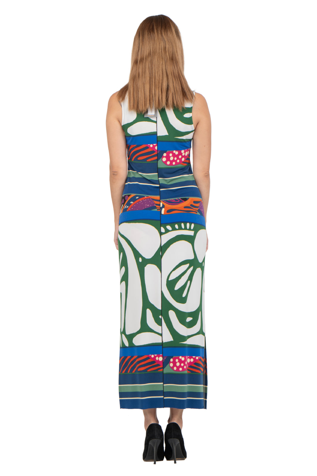 Raw Hemline U Neck Tank Dress