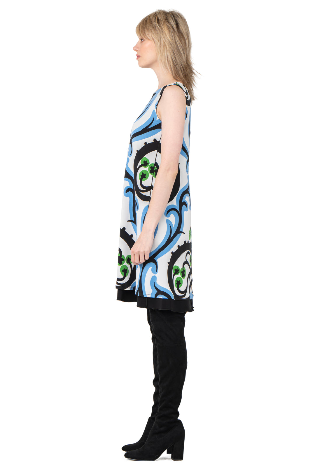 True A Line SL Turn Over Dress