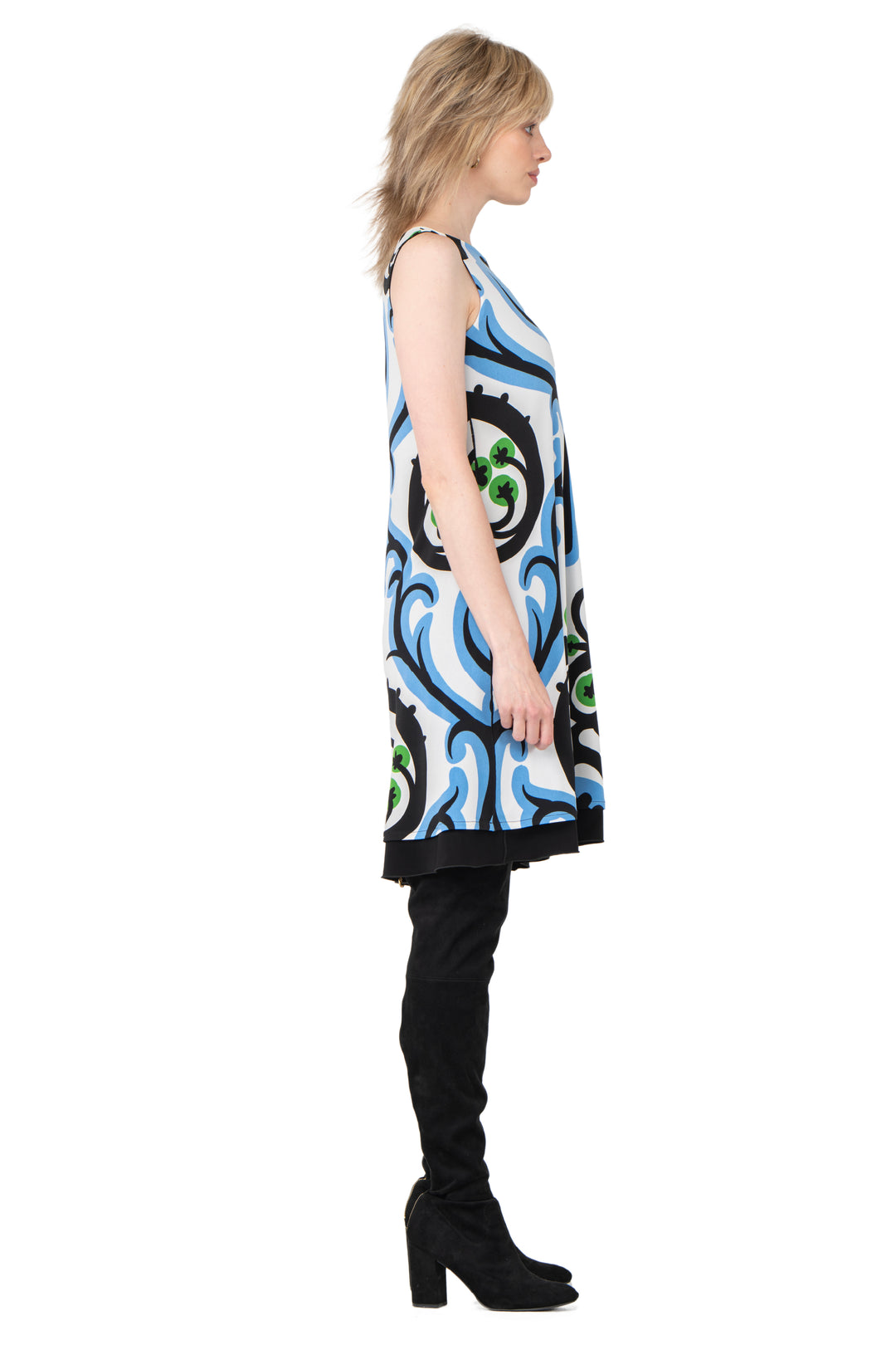 True A Line SL Turn Over Dress