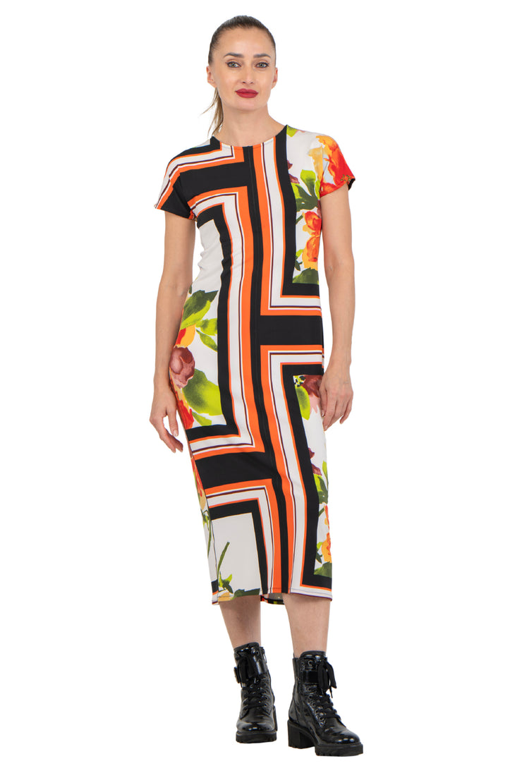 Cap Sleeve Below Knee Dress (No Slit) – EvaVarro