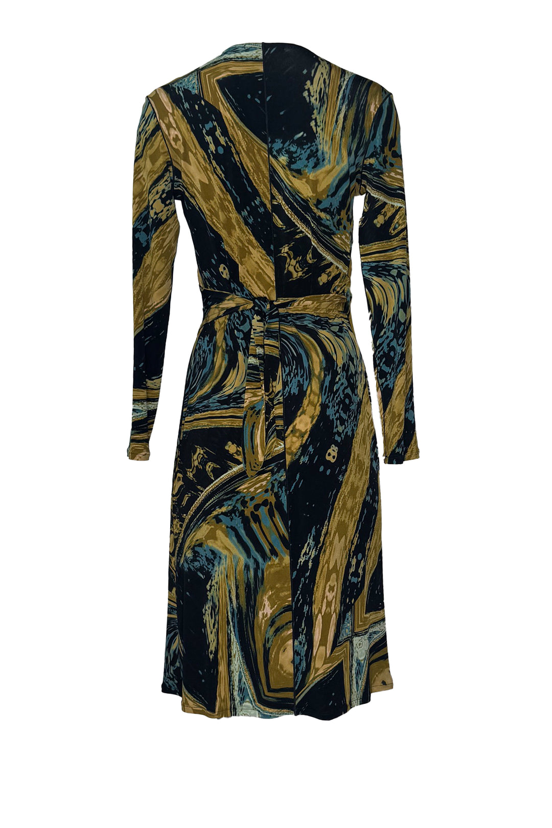 Long Sleeve Wrap Dress