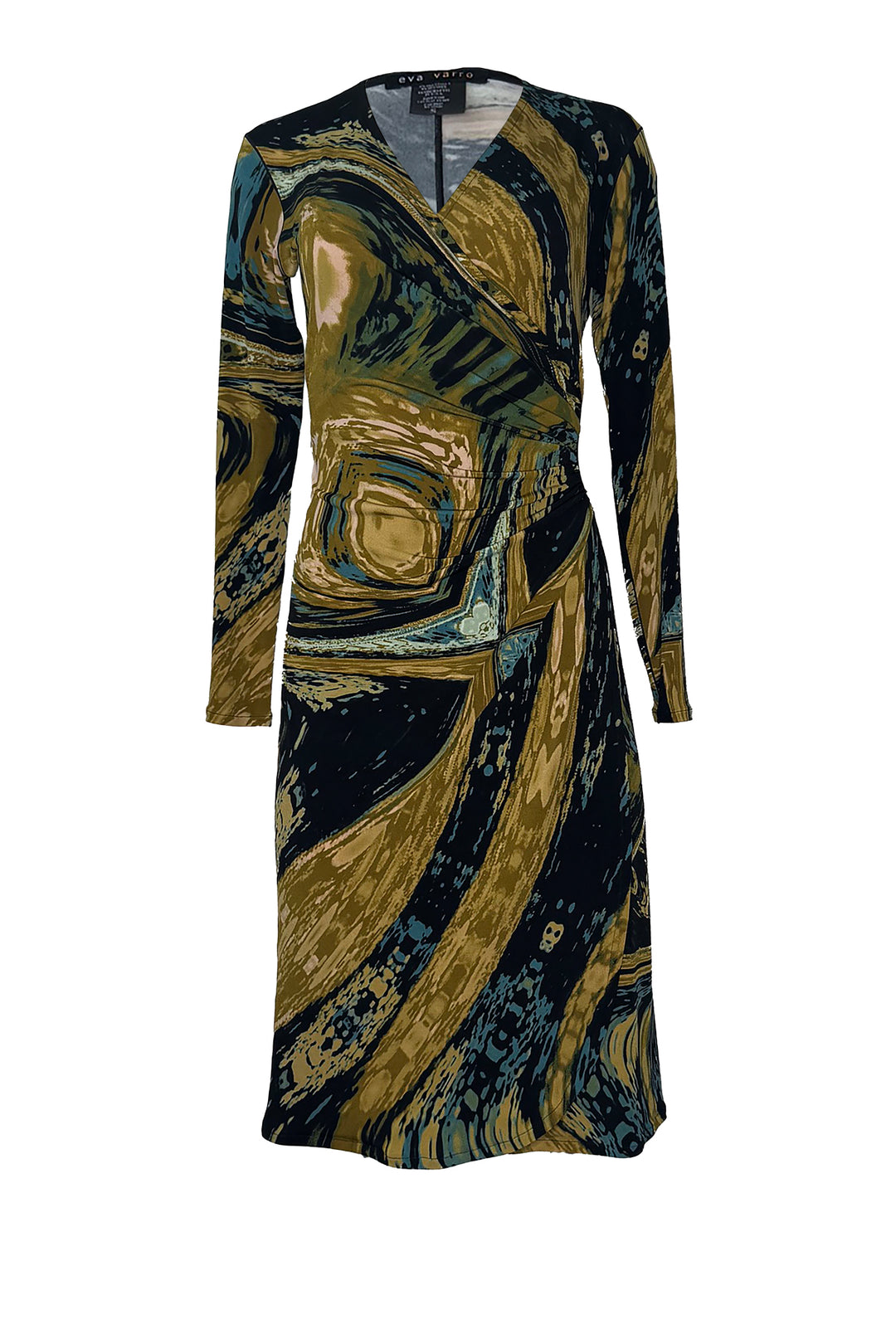 Long Sleeve Wrap Dress