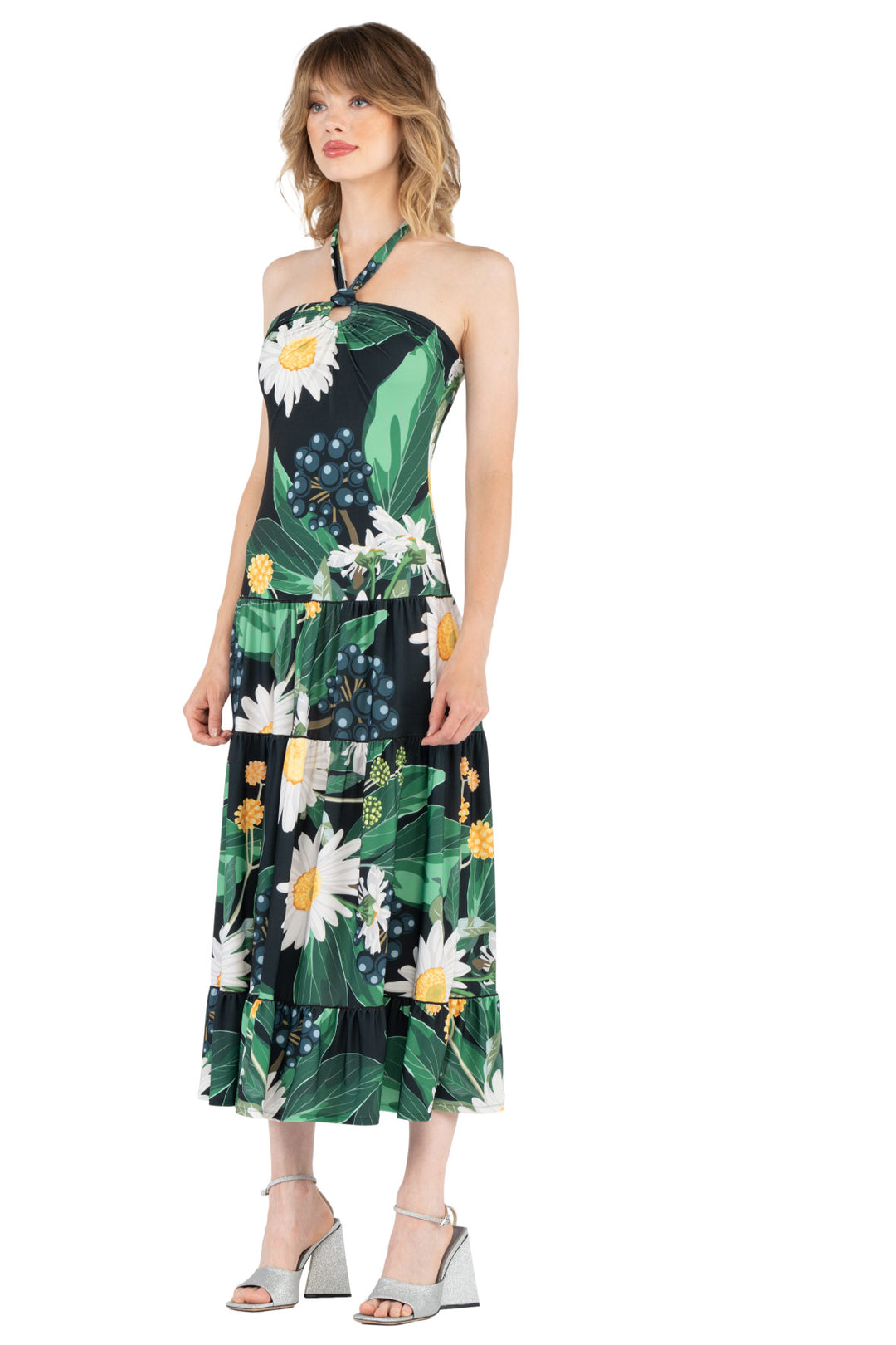 Halter Ring Long Dress