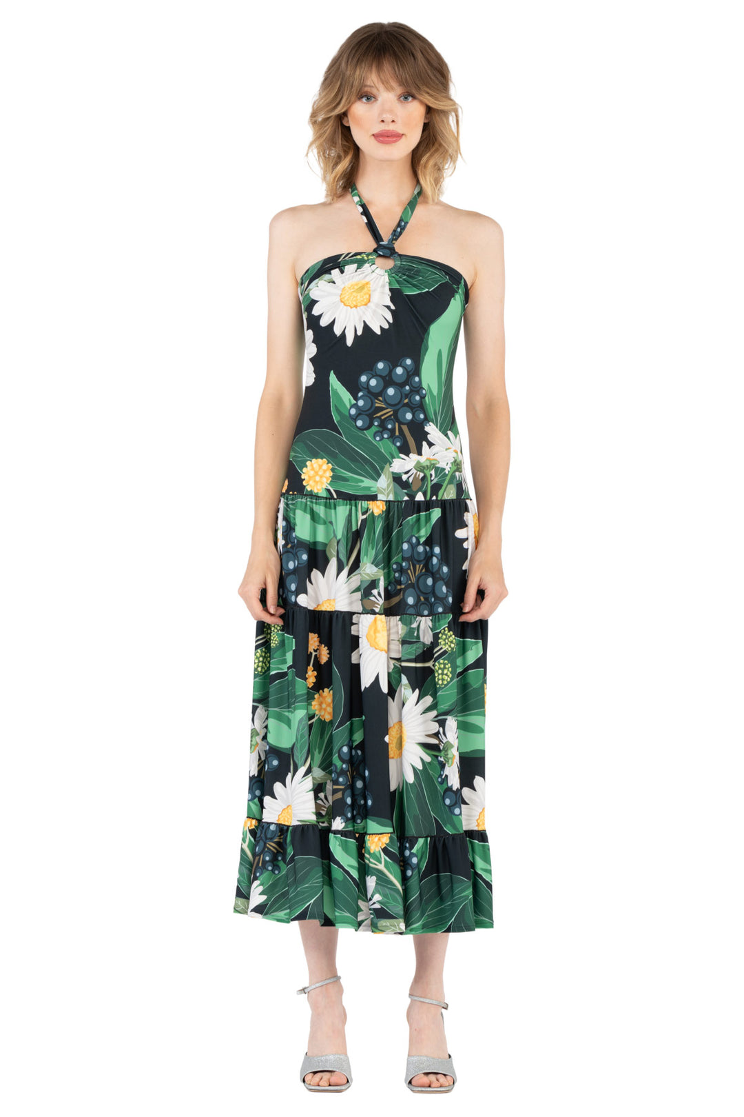 Halter Ring Long Dress