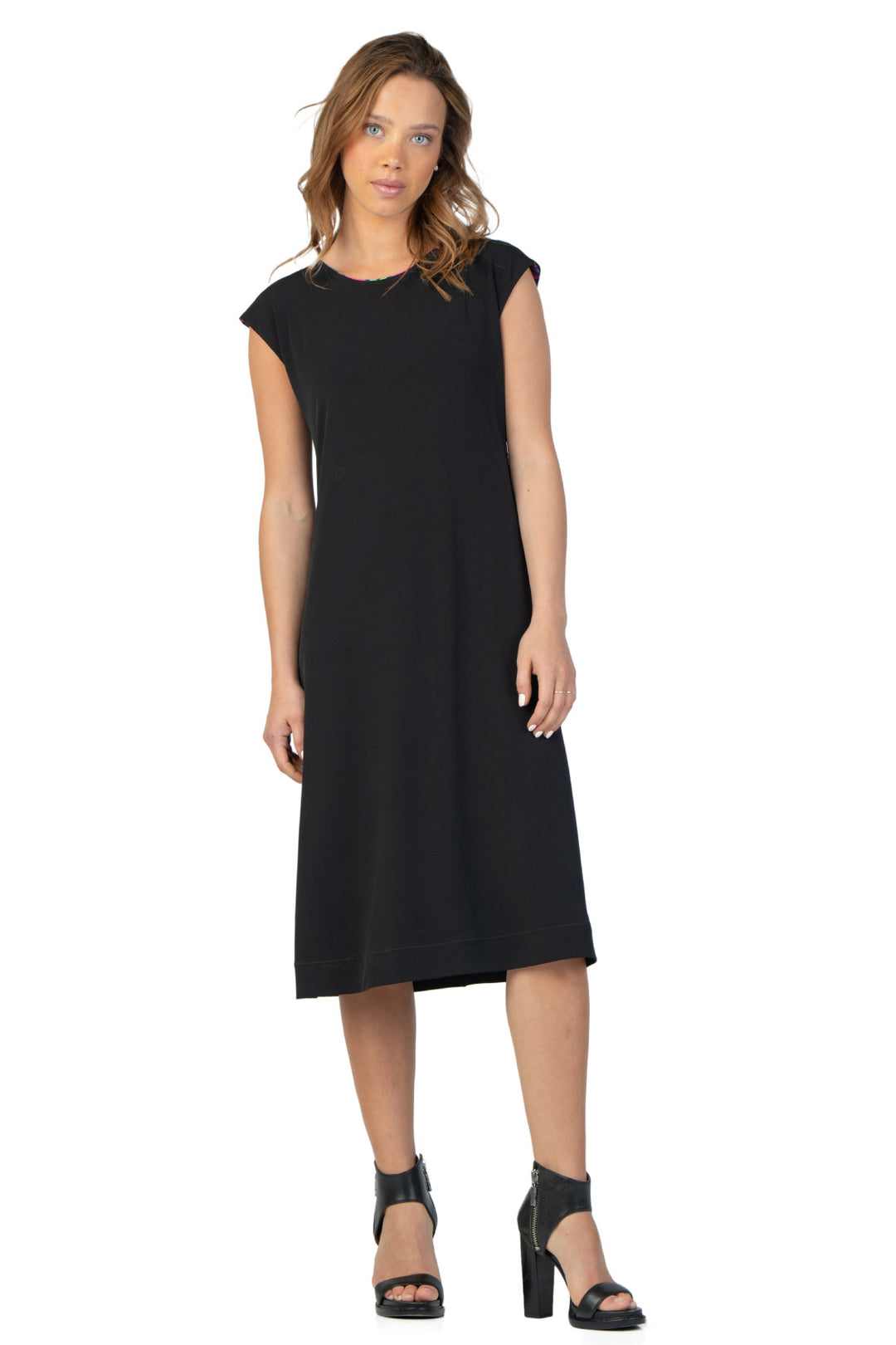 Below Knee Turn Over Susi A Line Dress