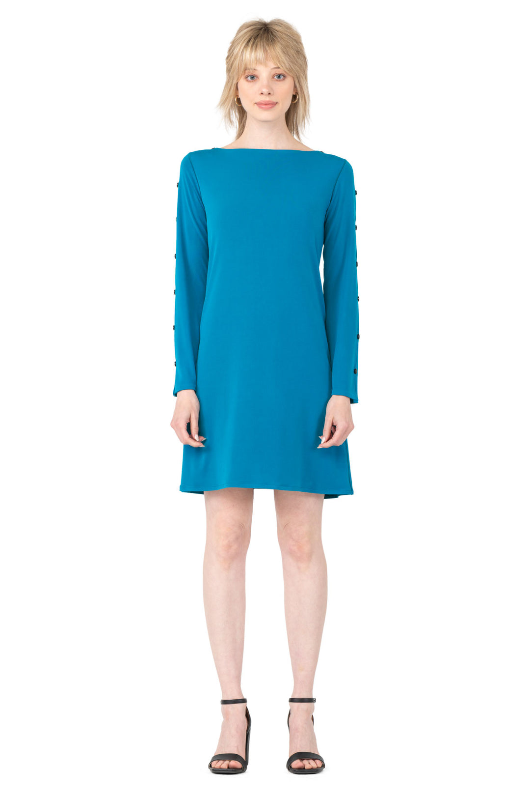 Slit Cut Sleeve Lined Short Dress