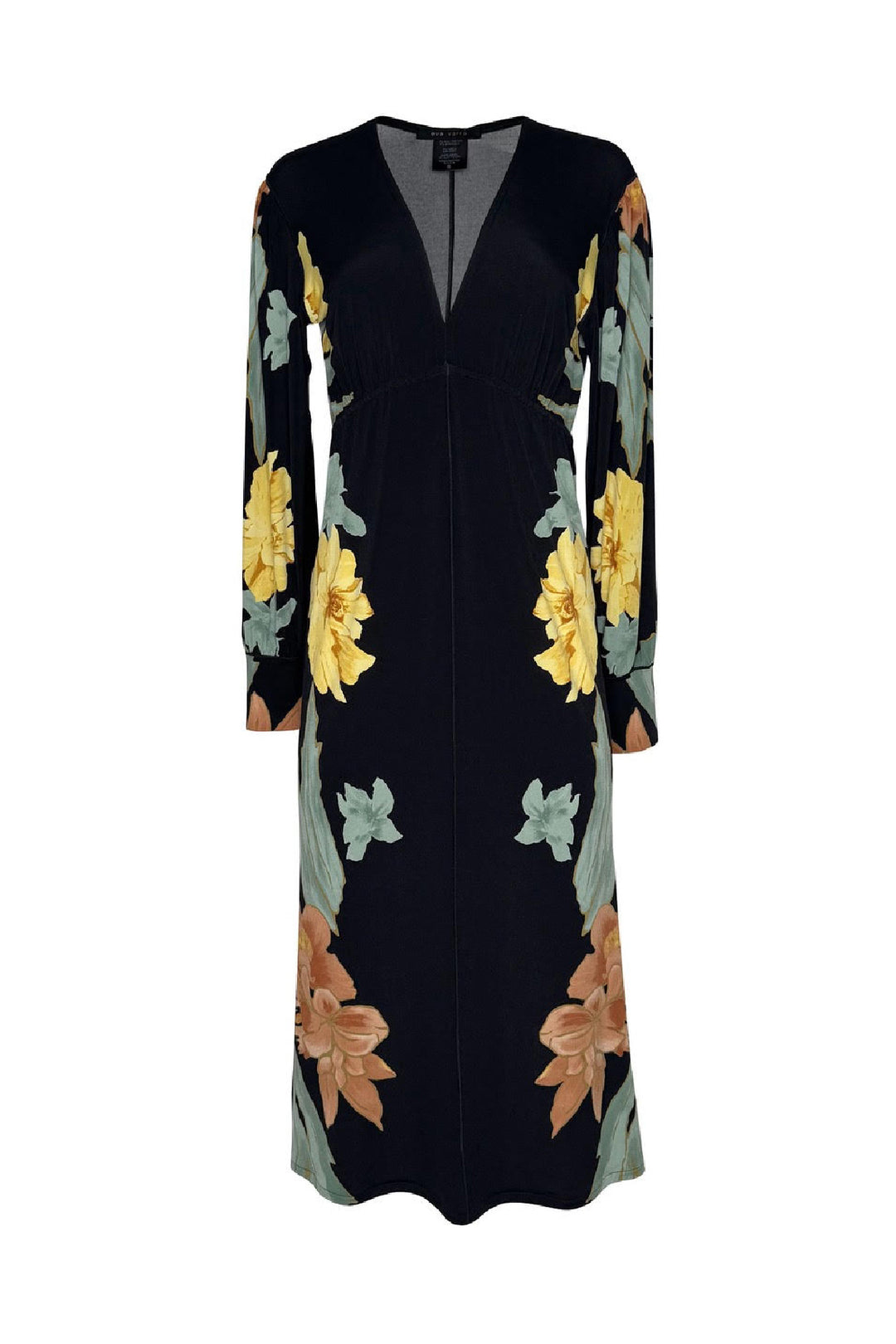 V Neck Empire Waist Blouson / SLV Dress
