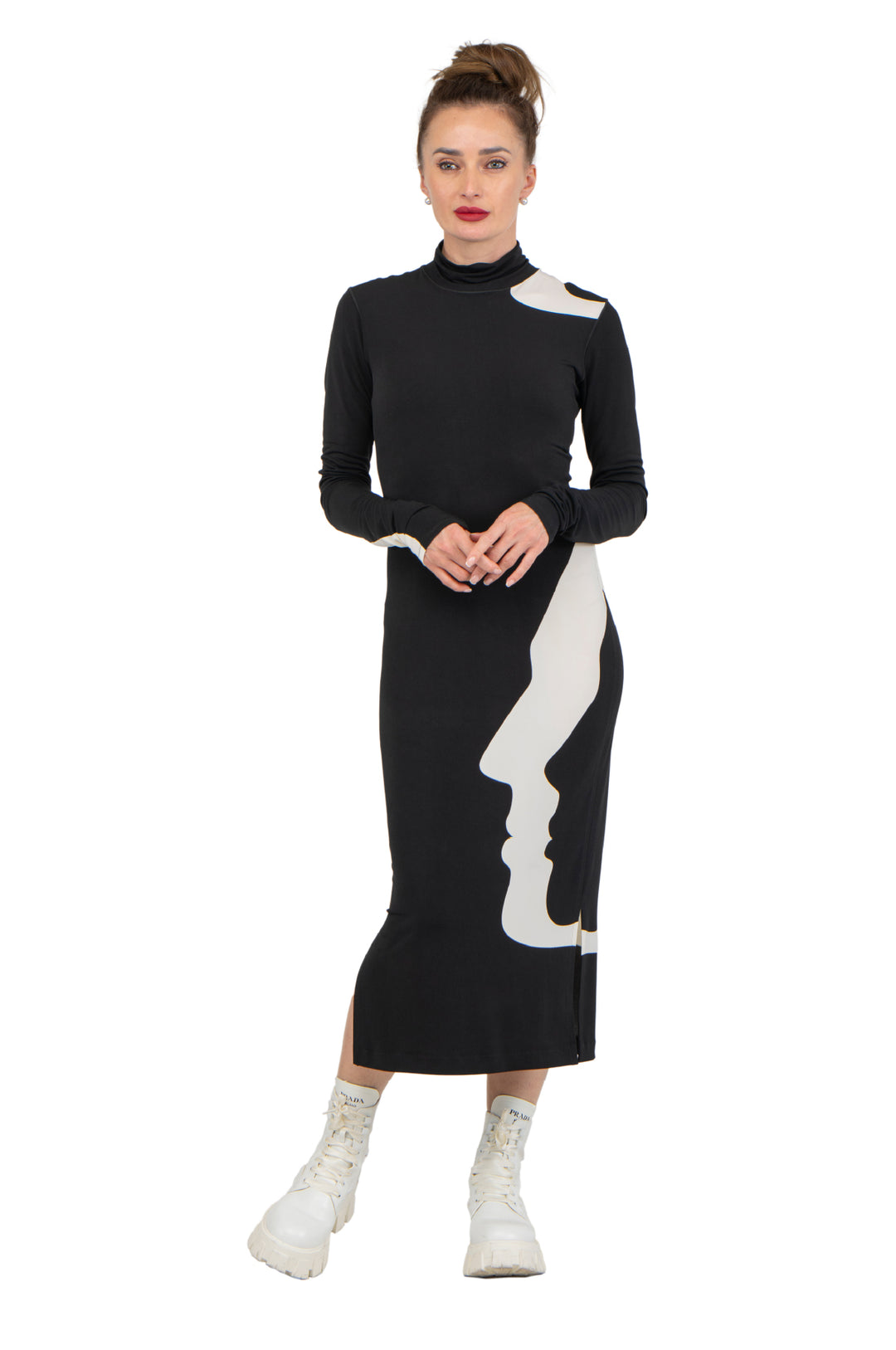 Kadas Mock Neck Dress