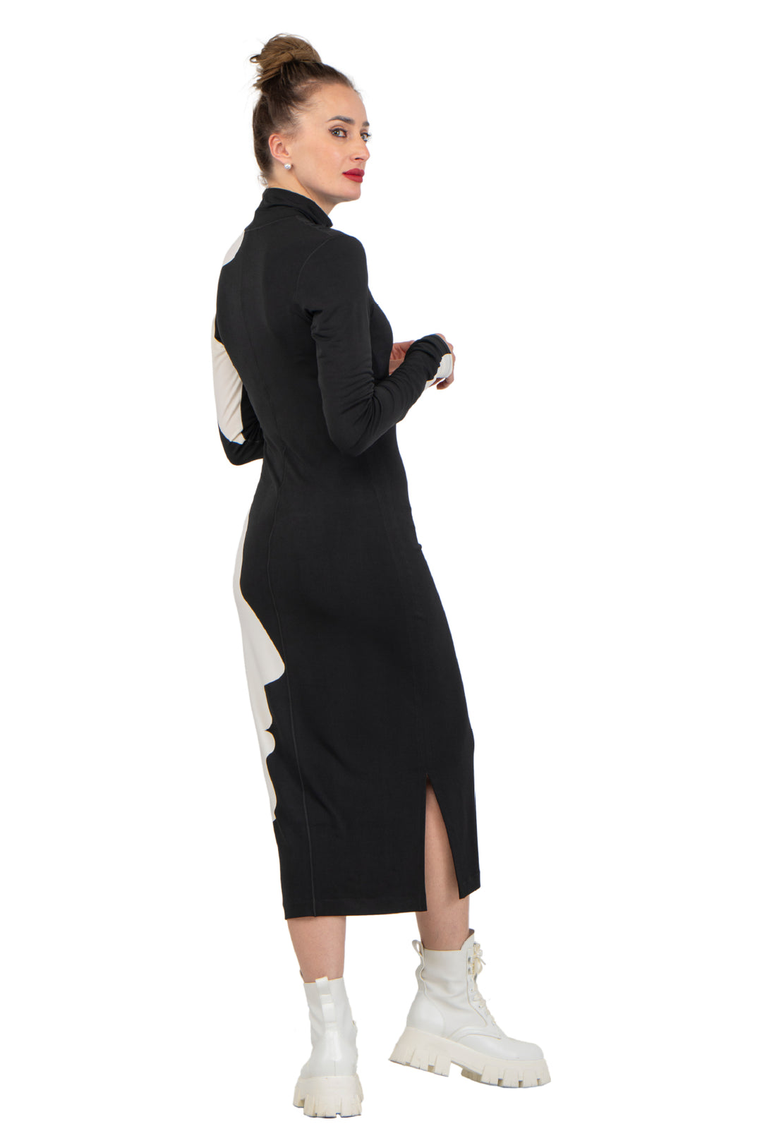 Kadas Mock Neck Dress