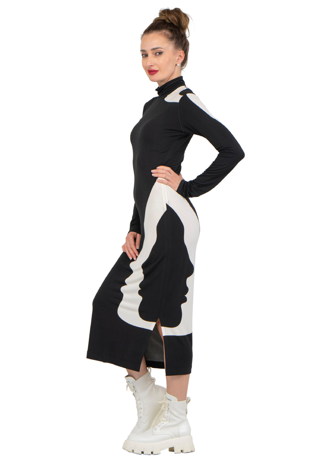 Kadas Mock Neck Dress