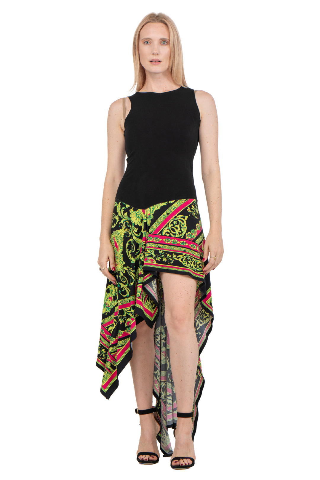 Scarf Skirt Tank Dress