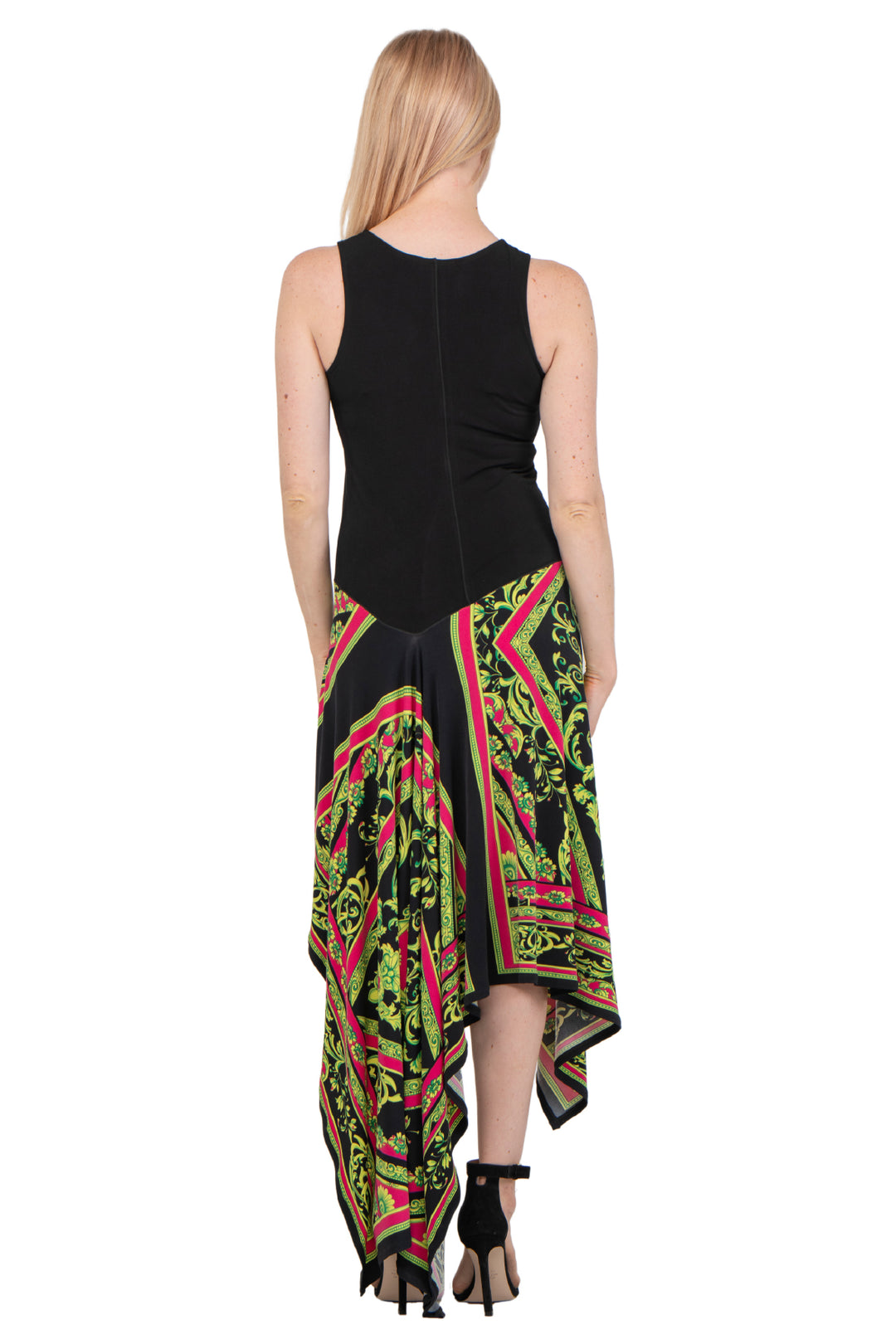Scarf Skirt Tank Dress