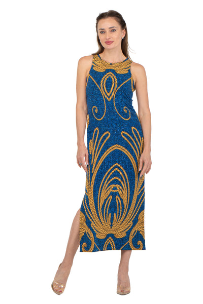 Elbow Sleeves Column Dolman Dress