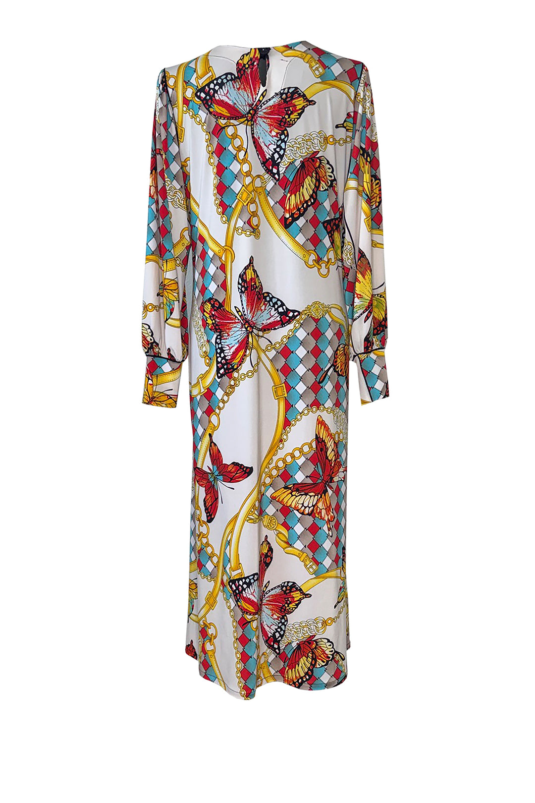 BLOUSON LONG SLEEVE  POCKET MIDI DRESS