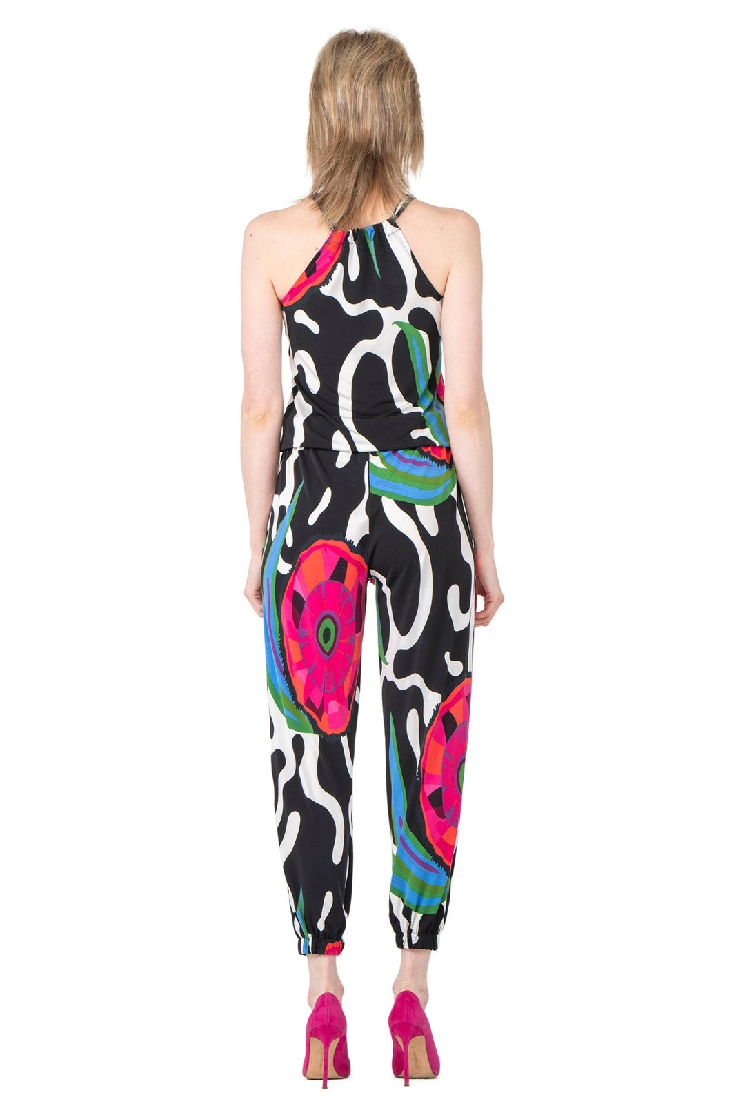 Neck Tie Jumpsuit
