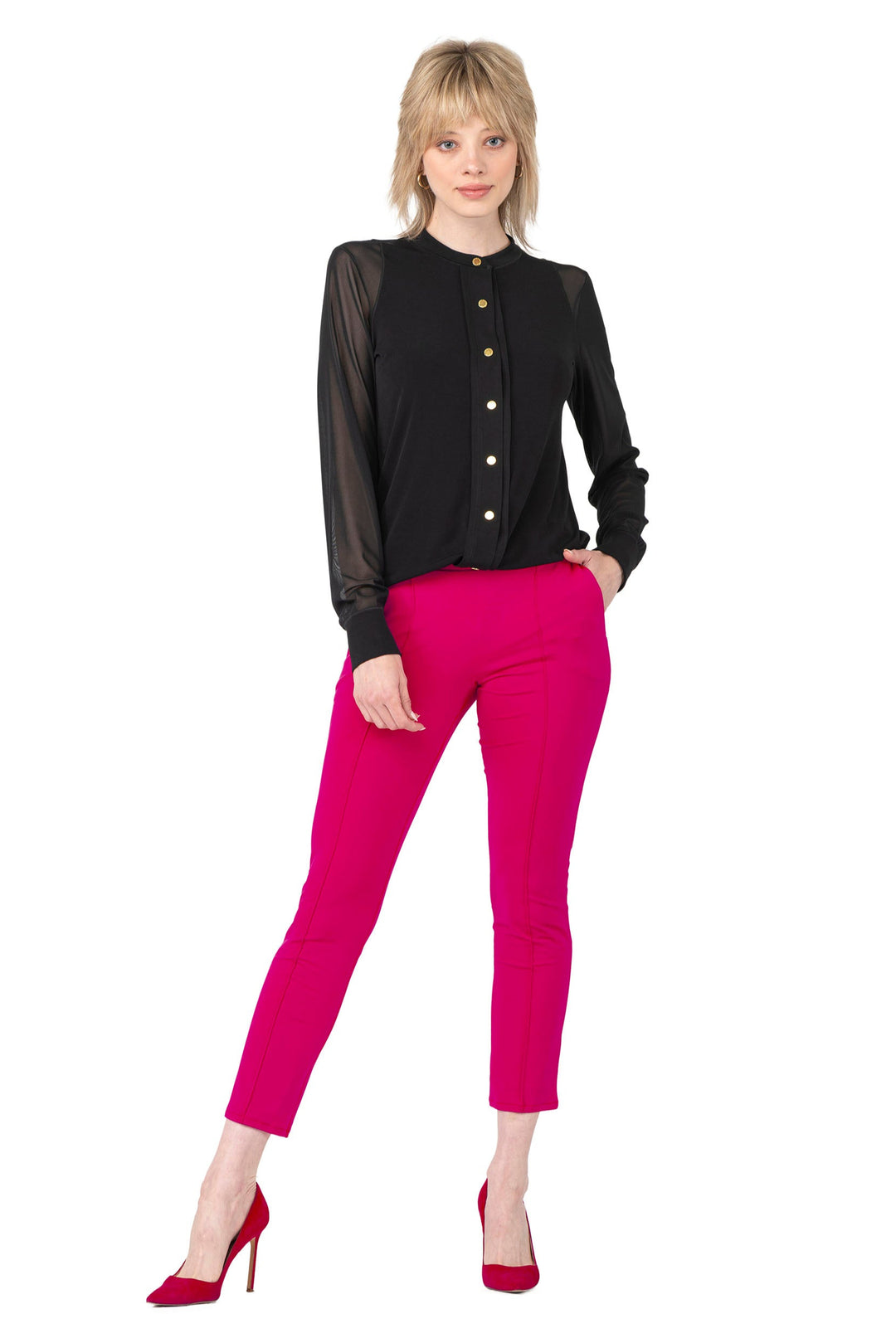 P S Cigarette Ankle Pants Pouch Pocket