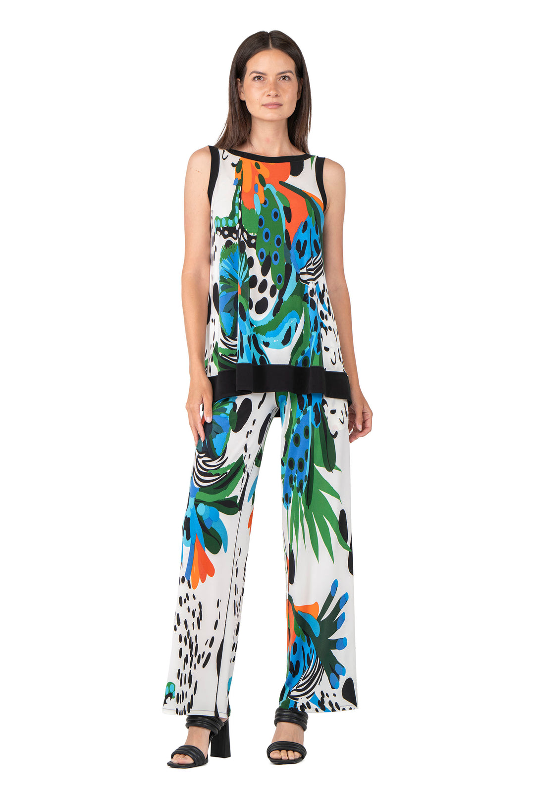 Side Seam Pocket Palazzo Pants