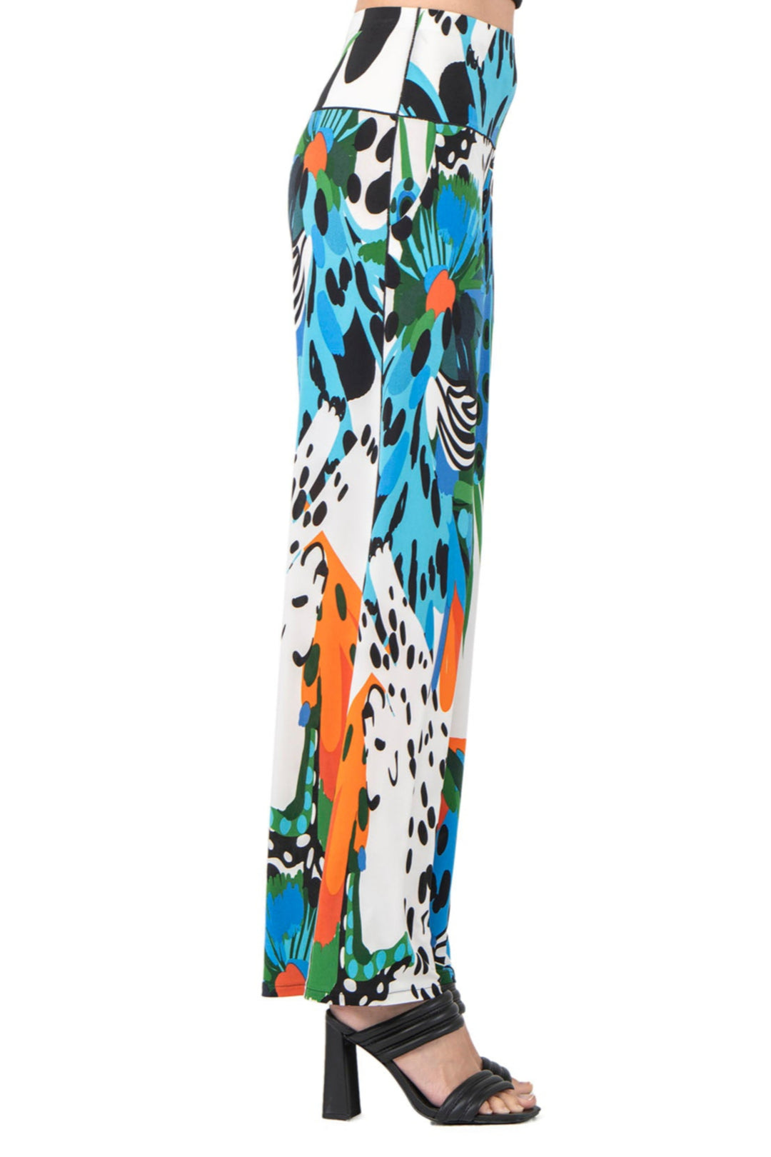 Side Seam Pocket Palazzo Pants