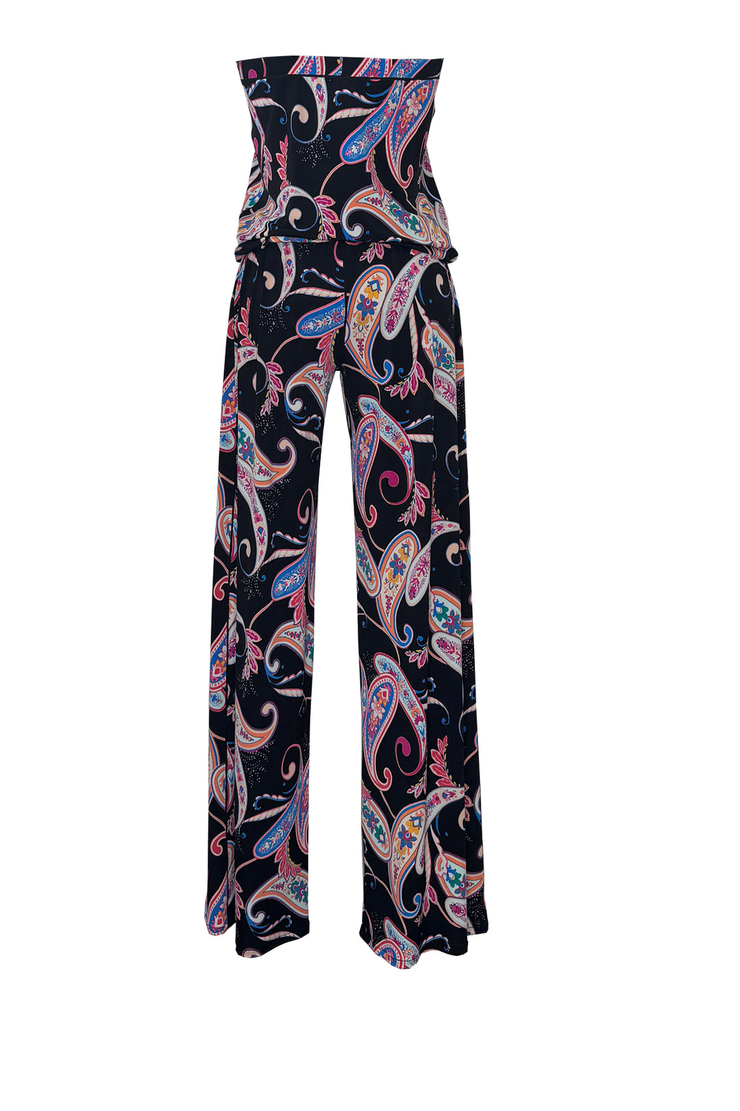 Blouson Jumpsuit with Drawstring Waist