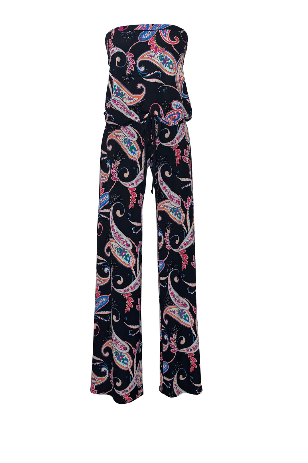 Blouson Jumpsuit with Drawstring Waist