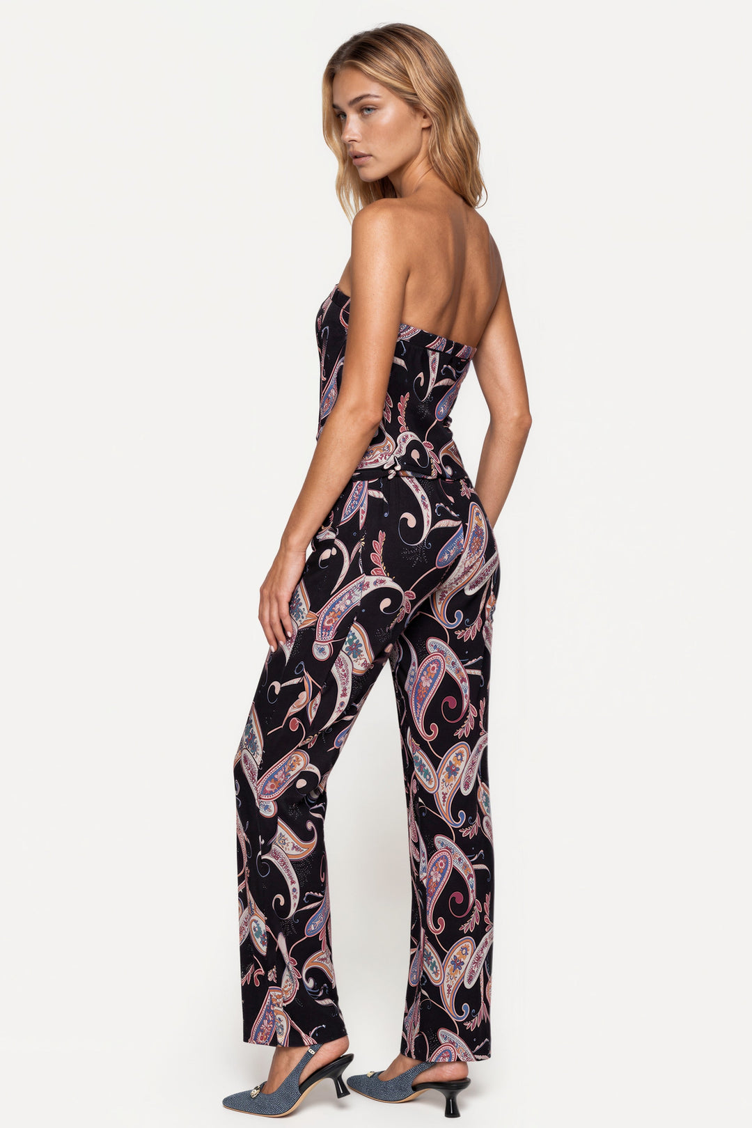 Blouson Jumpsuit with Drawstring Waist