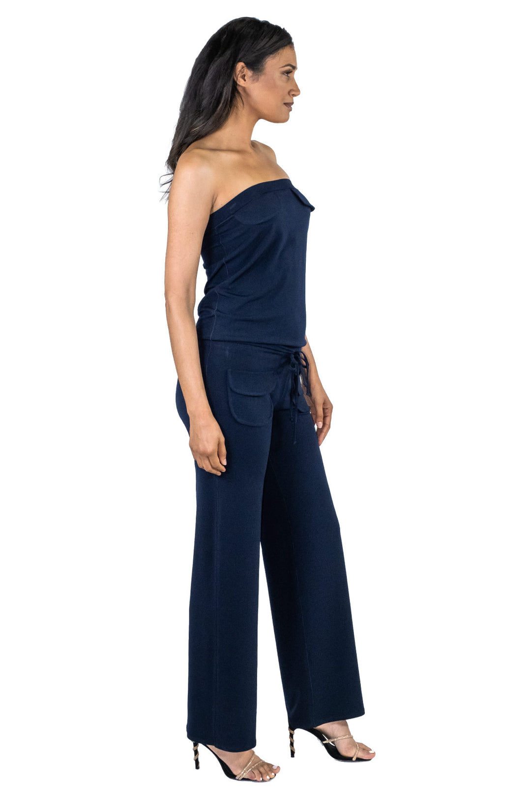Flap Blouson Jumpsuit