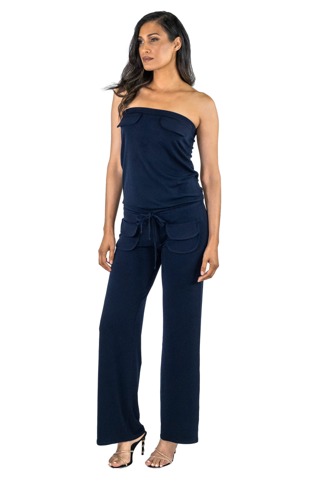 Flap Blouson Jumpsuit