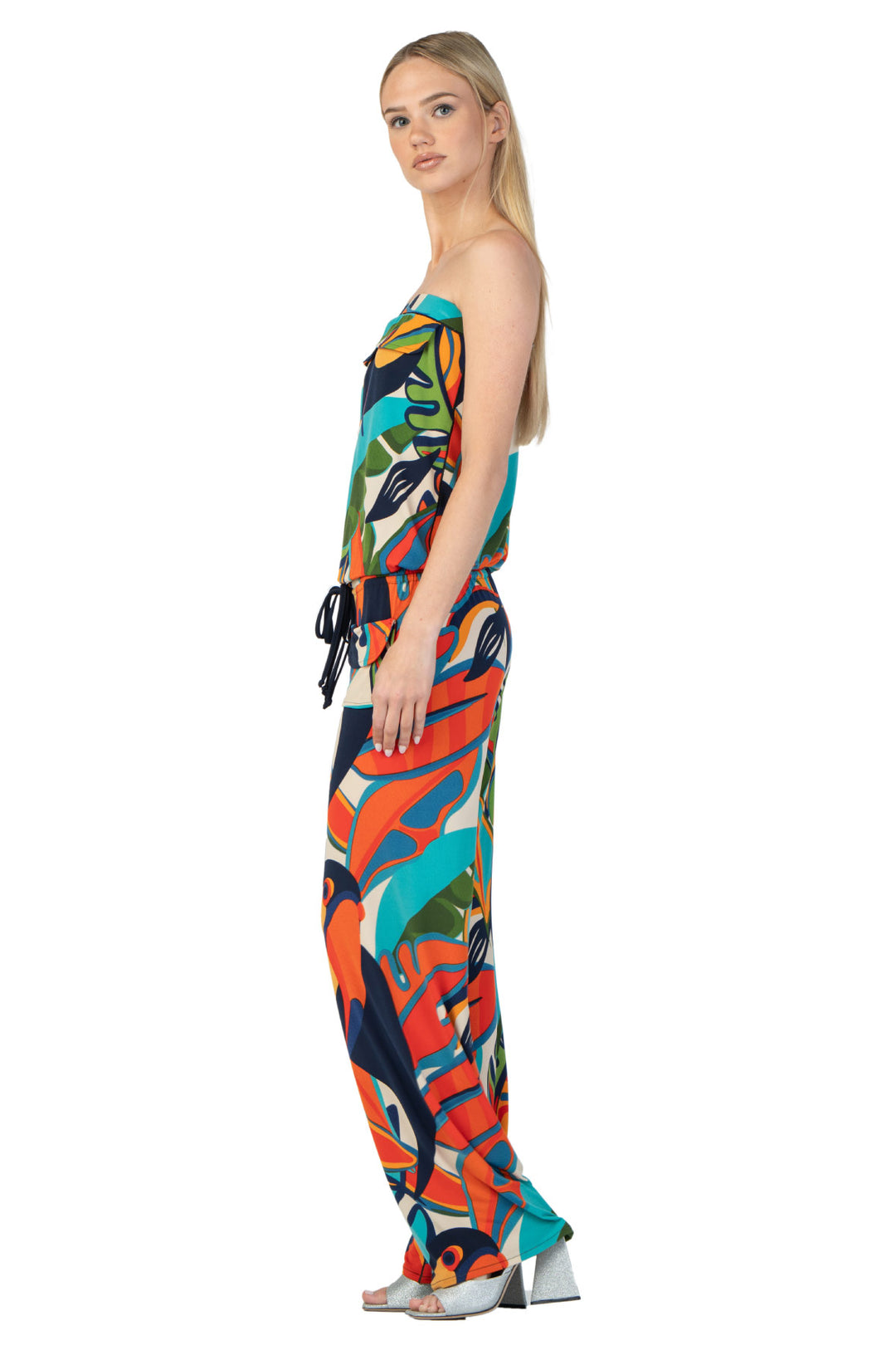 Flap Blouson Jumpsuit