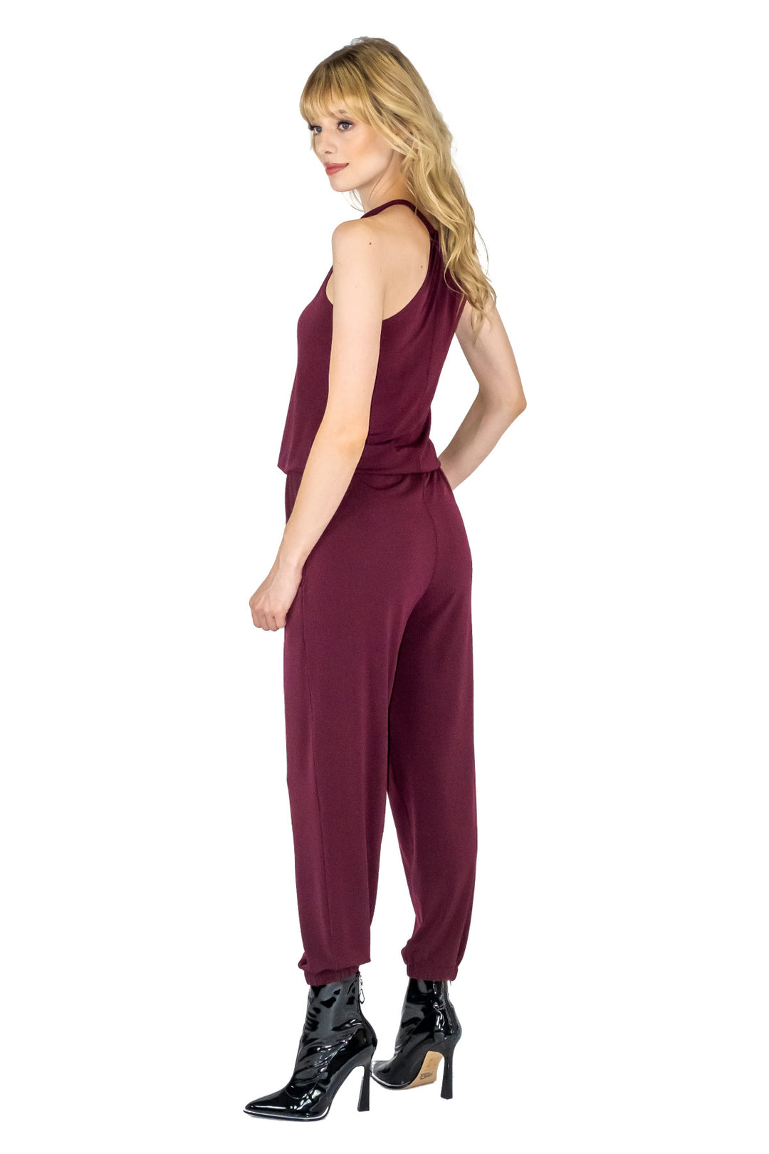Neck Tie Jumpsuit