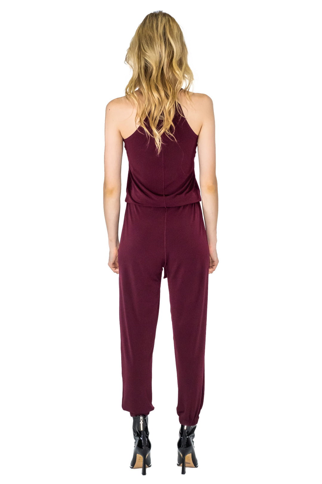 Neck Tie Jumpsuit