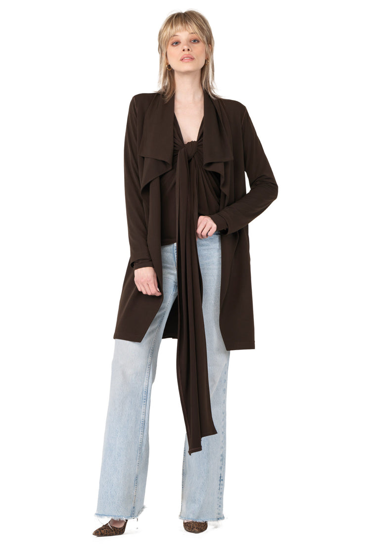 Wrap Collar Coat